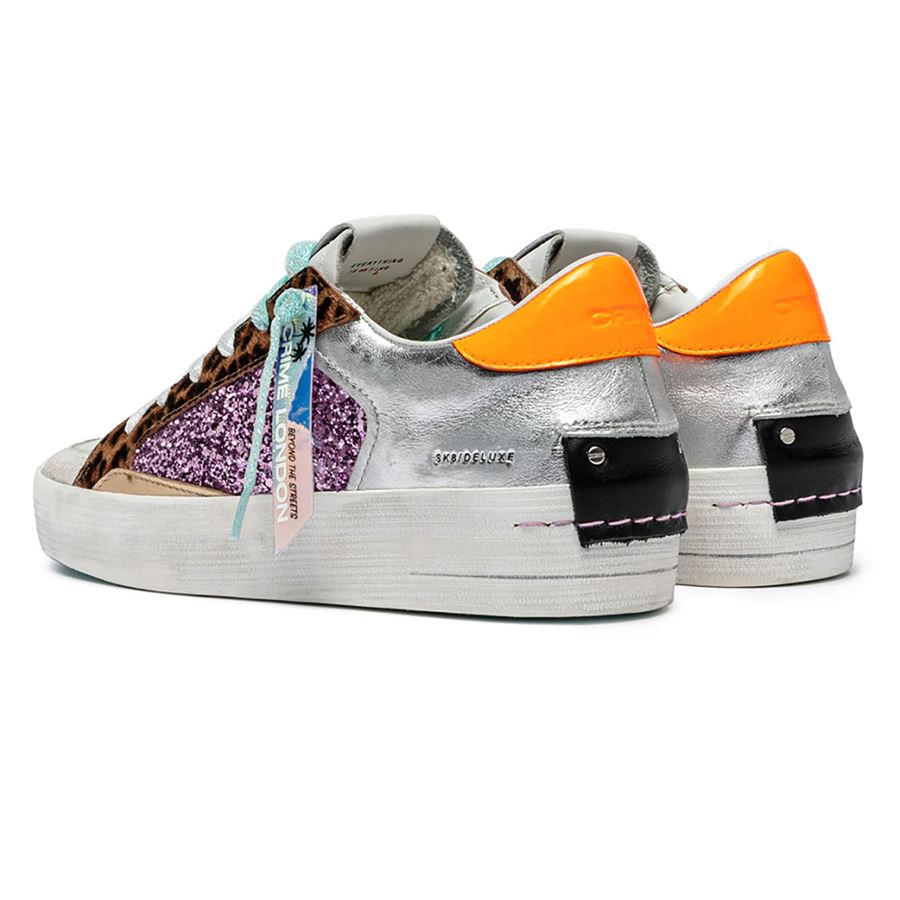 Sk8 Deluxe Wedge Exotic Purple sneakers da donna Crime London | 20130PP7B68